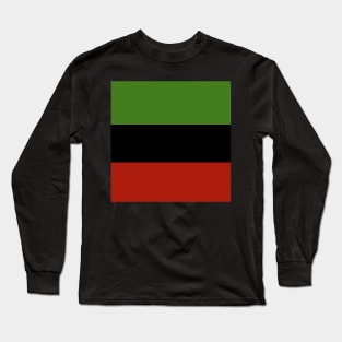 African American Flag Long Sleeve T-Shirt